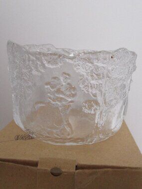 Kosta Boda molded crystal bowl